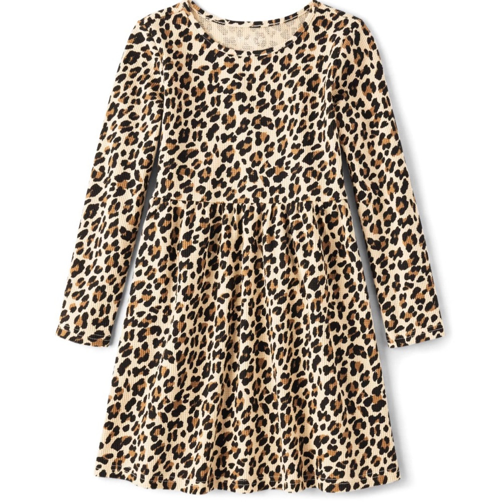 The Children’s Place Thermal Chetah Print Dress